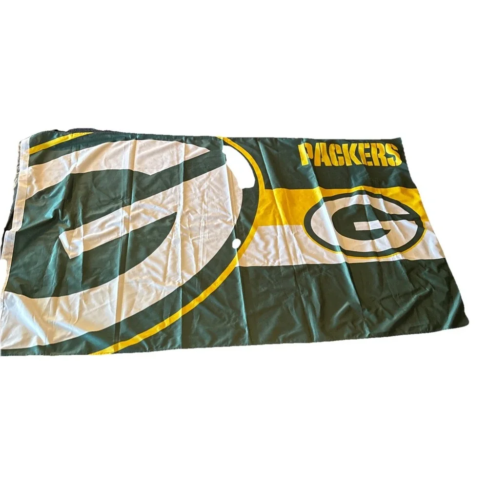 Vintage Green Bay Packers Flag Banner